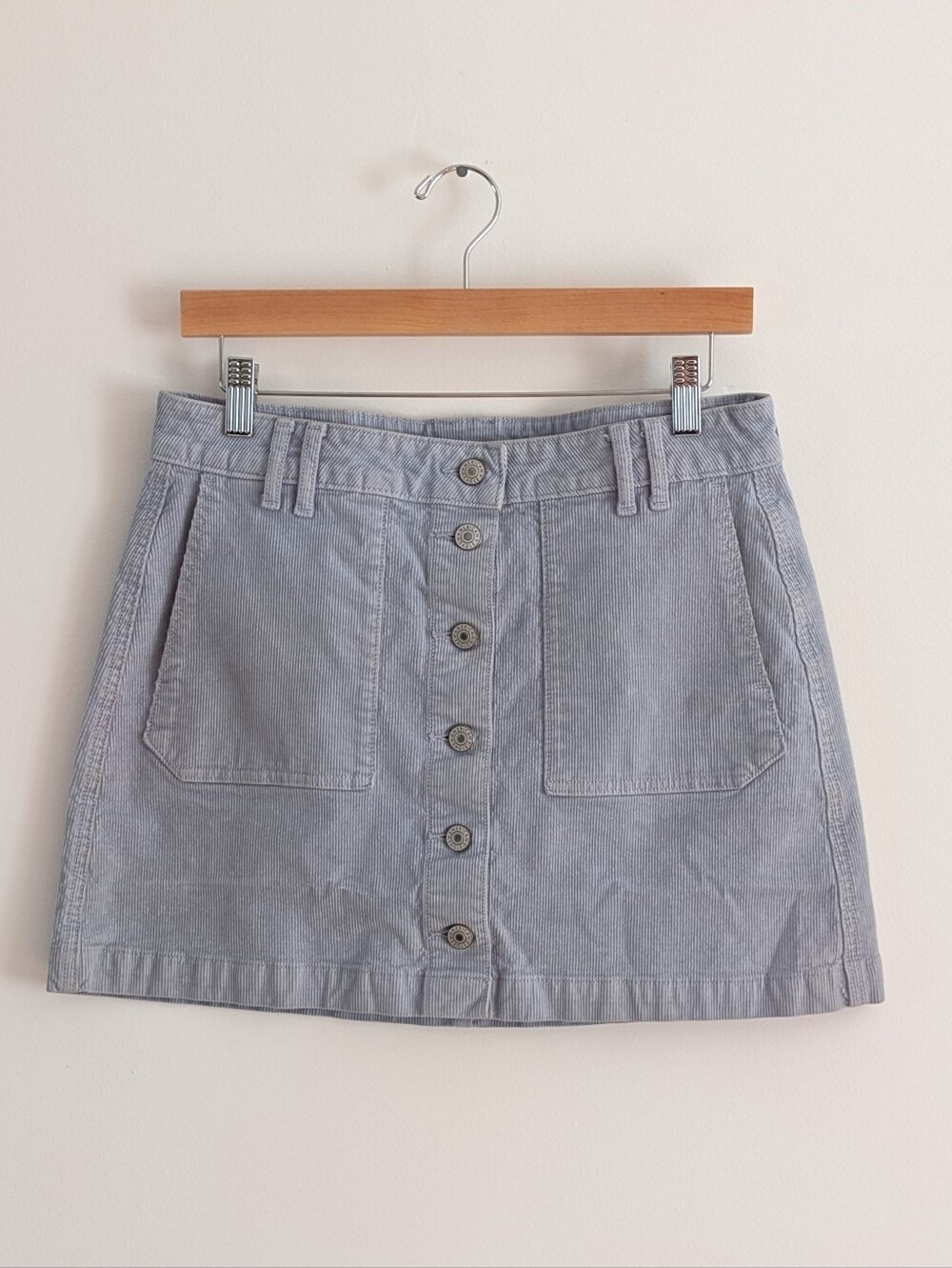 American Eagle Outfitters Corduroy Super Hi-Rise A-Line Mini Skirt - 8